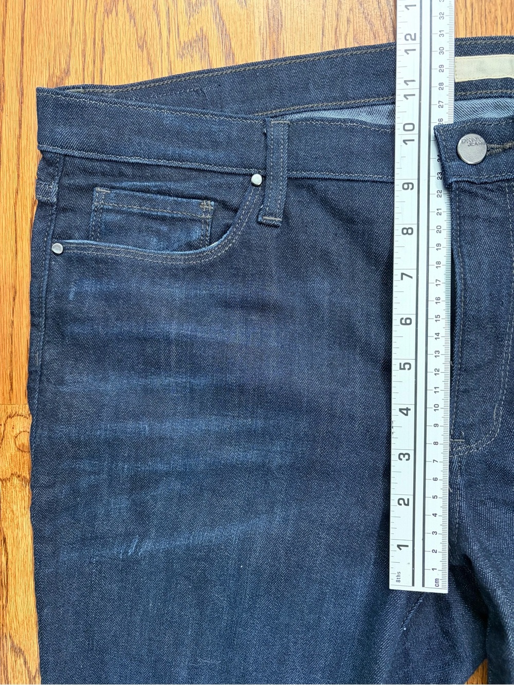 DKNY Dark Wash Straight Leg Jeans sz 14 - Picture 6 of 8